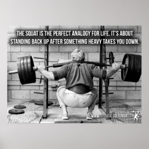 Póster Exercício inspirador