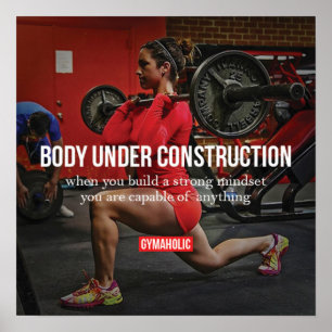 Póster Exercício inspirador