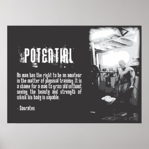 Poster Exercício inspirador