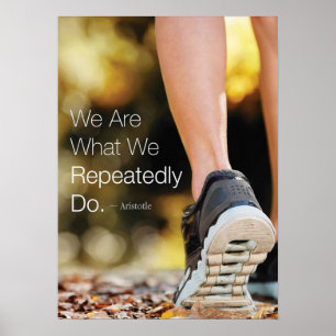 Póster Exercício inspirador