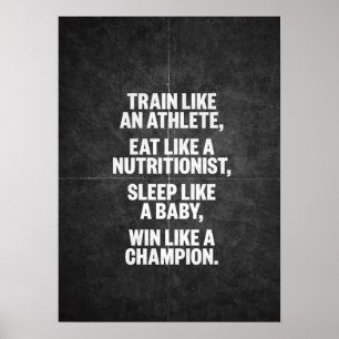 Póster Exercício inspirador