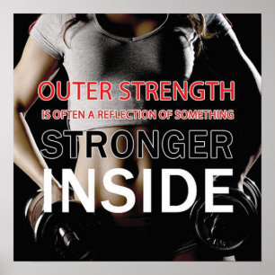 Póster Exercício inspirador