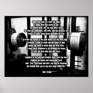 Póster Exercício inspirador