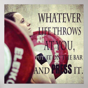 Poster Exercício inspirador