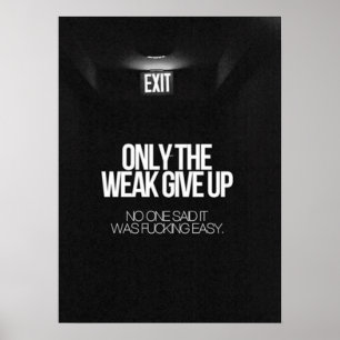 Póster Exercício inspirador