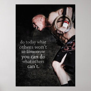 Poster Exercício inspirador