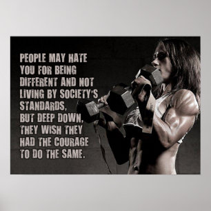 Poster Exercício inspirador