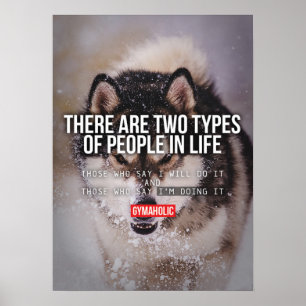 Poster Exercício inspirador