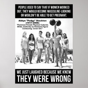 Póster Exercício inspirador