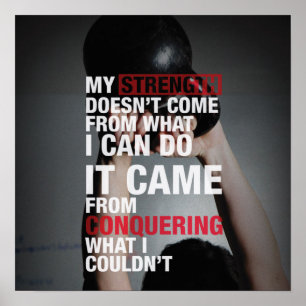 Póster Exercício inspirador