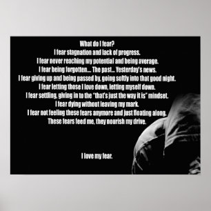 Poster Exercício inspirador