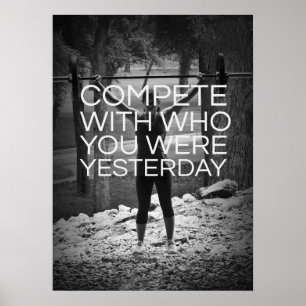 Póster Exercício inspirador