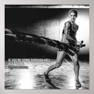 Póster Exercício inspirador