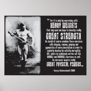 Póster Exercício inspirador