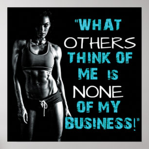 Poster Exercício inspirador