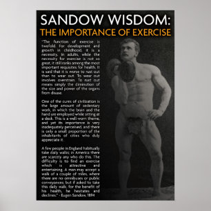 Póster Exercício inspirador