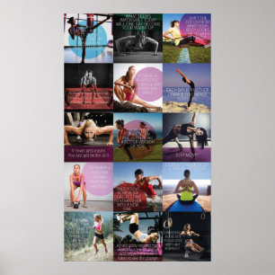 Póster Exercício inspirador