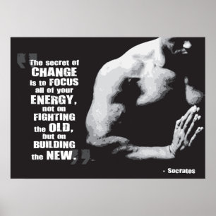 Póster Exercício inspirador
