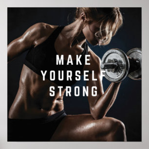 Poster Exercício inspirador