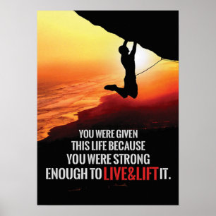 Poster Exercício inspirador