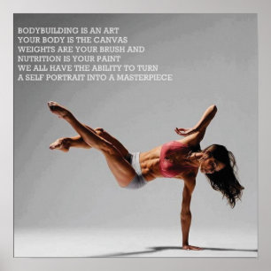 Póster Exercício inspirador