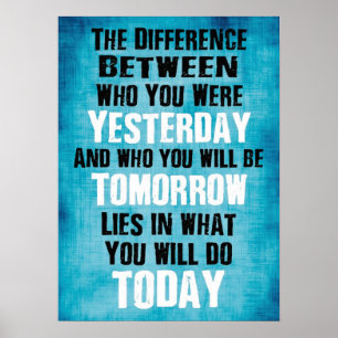 Póster Exercício inspirador