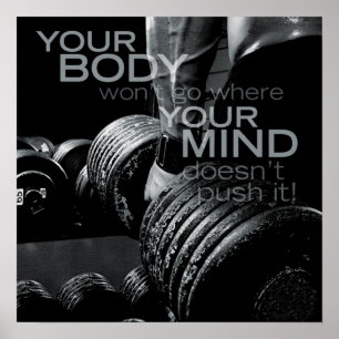 Póster Exercício inspirador
