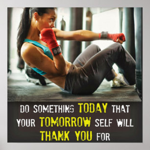 Póster Exercício inspirador