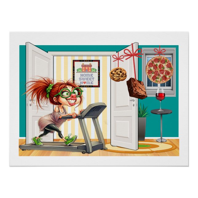 Póster Exercício WORKOUT (Frente)