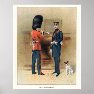 Poster Exército Britânico - As Guardas Escocesas