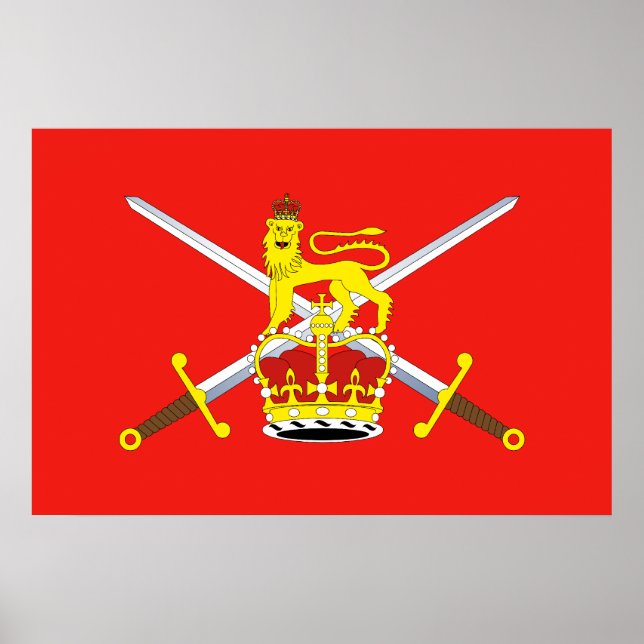 Poster Exército Britânico, Reino Unido (Frente)