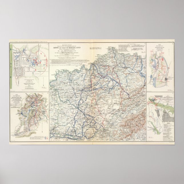 Poster Exército da Cumberland (Frente)