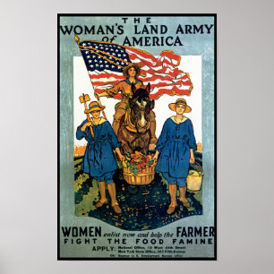 Póster Exército da terra das mulheres