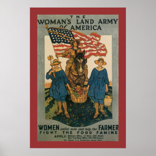 Póster Exército da terra das mulheres