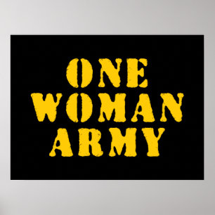 POSTER EXÉRCITO DE UMA SÓ MULHER