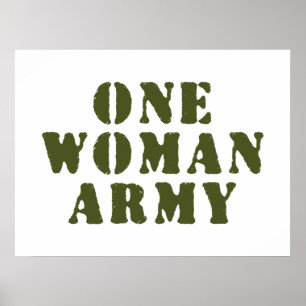 POSTER EXÉRCITO DE UMA SÓ MULHER