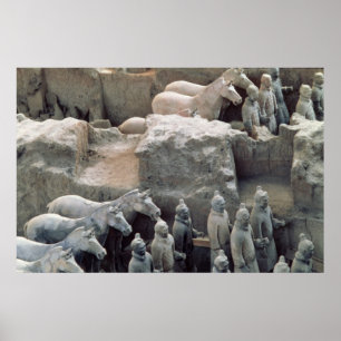 Póster Exército do Terracotta, dinastia de Qin, 210 BC