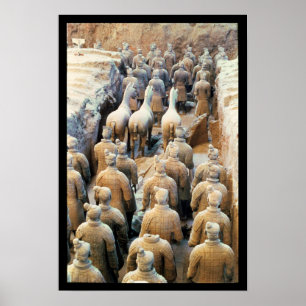 Póster Exército do Terracotta, dinastia de Qin, 210 BC