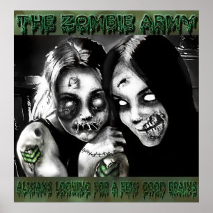 Póster Exército do zombi