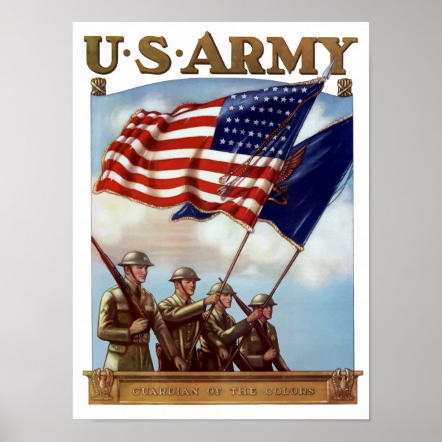 Póster Exército — Guardião das Cores (Frente)