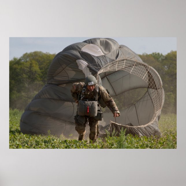 Poster Exército Paratrooper (Frente)