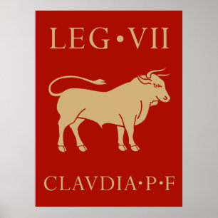 Poster Exército Romano Imperial - Legio VII Claudia