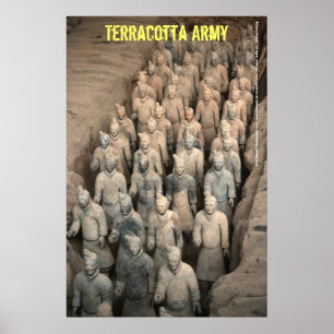 Póster Exército Terracotta