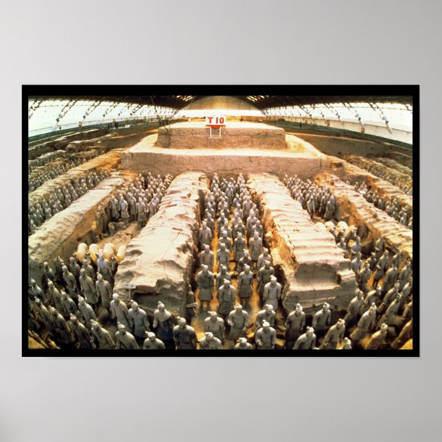 Póster Exército Terracotta, Dinastia Qin, 210 a.C. (Frente)