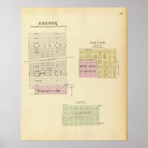 Poster Exeter, Nebraska