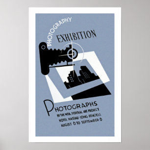 Poster Exibição da fotografia
