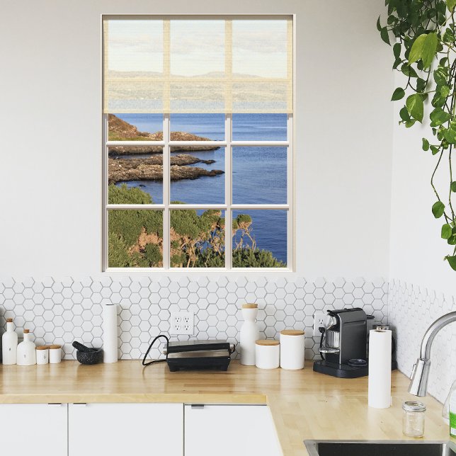 Poster Exibição da Ilha Escocesa a partir da Janela (Criador carregado)