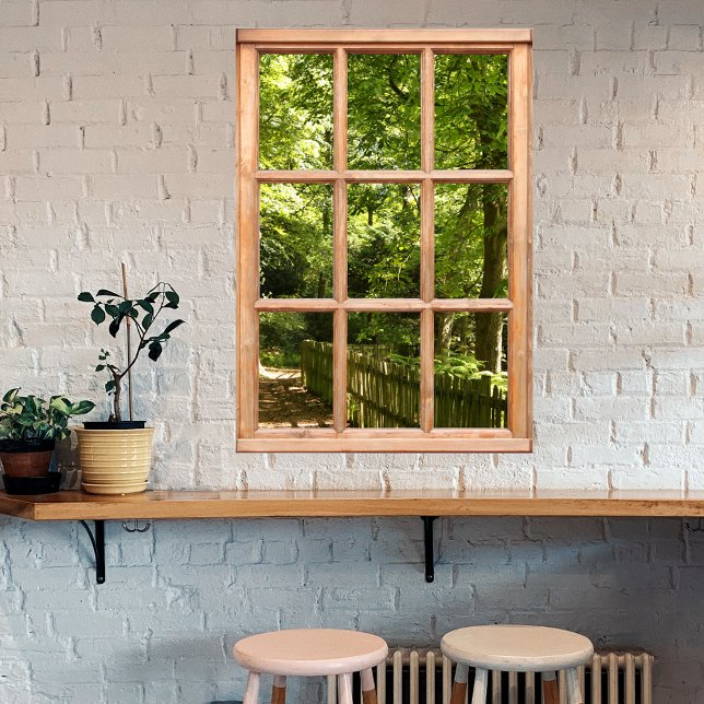 Póster Exibição de Caminho do Woodland a partir de uma Ja (Criador carregado)