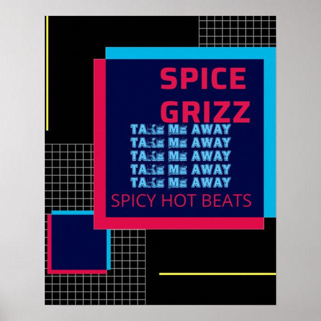 Poster Exibição de Grade GRIZZ SPICE (Frente)