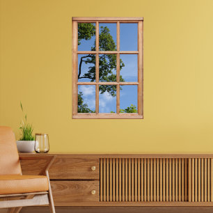 Póster Exibição de Ramificação de Árvore a partir de uma